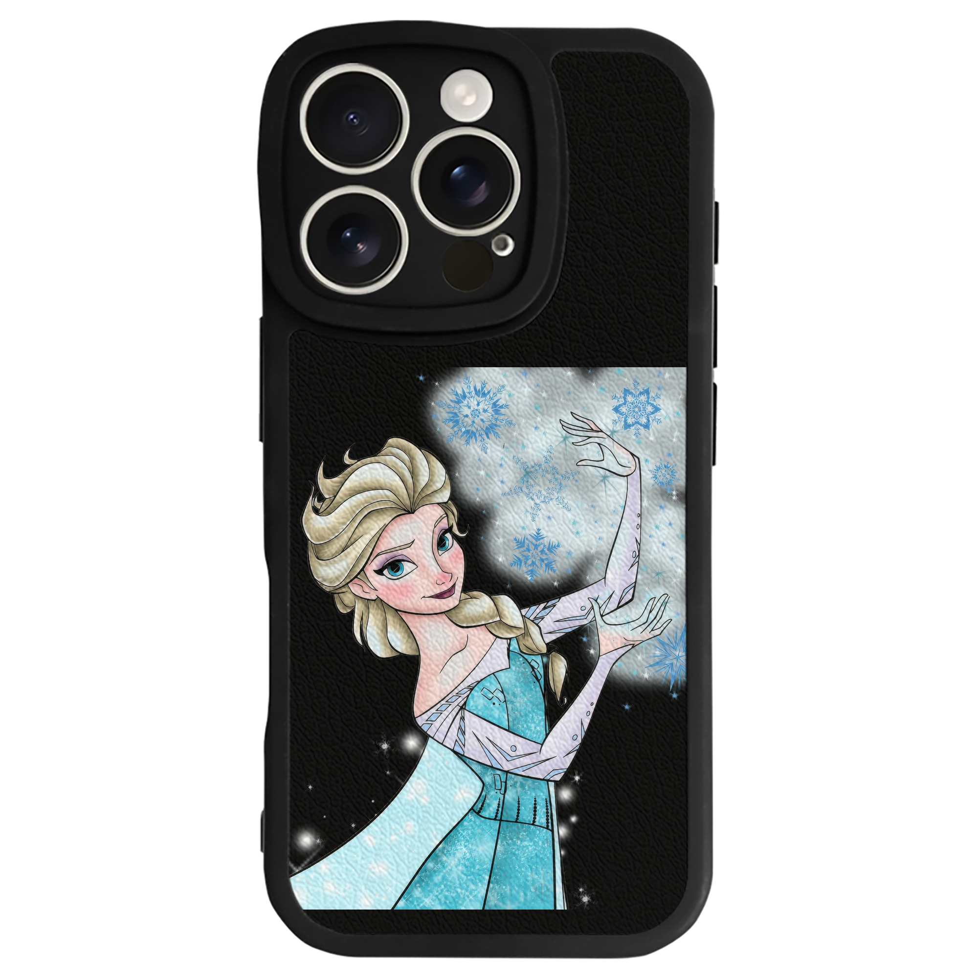 （画像用） アナと雪の女王 アンナ エルサ Frozen Anna Elsa 【iPhone 16シリーズ対応】シリコンスマホケース（レザー調） 材質：シリコン
